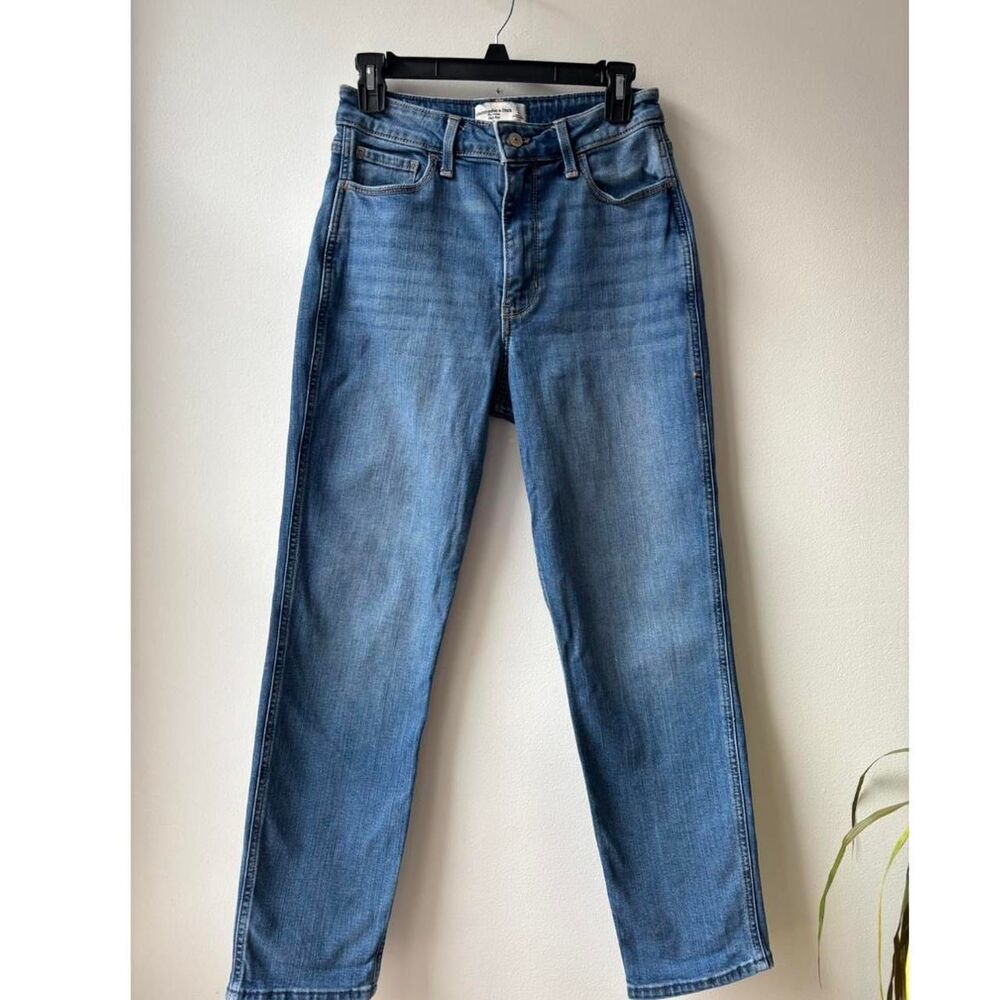Abercrombie & Fitch Light Blue Straight Leg Jeans